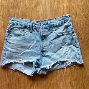 Levi’s Original 501 Light Wash! Too big for me, only worn a few times.